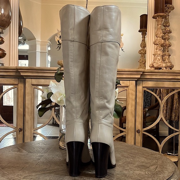 Sergio Rossi Lamb Leather Heeled Boots - Picture 6 of 16